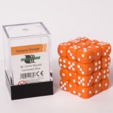 Hracie kocky Blackfire Opaque 36 ks 12mm - oranžové