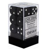 Hracie kocky Chessex Opaque Black