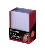 Ultra PRO obaly na karty Toploader 3x4 Red Border