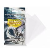 Dragon Shield obaly na karty Standard Perfect Fit Sleeves Clear/Clear (100)