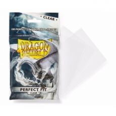 Dragon Shield obaly na karty Standard Perfect Fit Sleeves Clear/Clear (100)