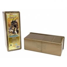 Dragon Shield krabička na karty 4 Compartment Box Gold