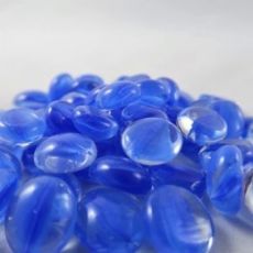 Hracie kamene Chessex Gaming Glass Stones Catseye Dark Blue