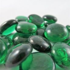Hracie kamene Chessex Gaming Glass Stones Crystal Dark Green