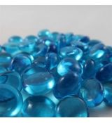 Hracie kamene Chessex Gaming Glass Stones Light Blue
