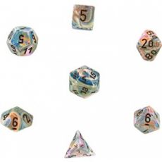 Hracie kocky Chessex 7 Dice Set Festive Virbrant