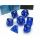 Hracie kocky Chessex 7 Dice Set Translucent Blue