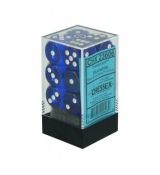 Hracie kocky Chessex Transparent Blue