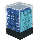 Hracie kocky Chessex Opaque Blue/W