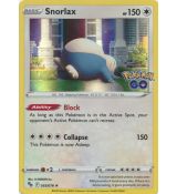Snorlax 055/078 Holo Promo - Pokemon Go
