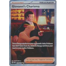 Giovanni´s Charisma 204/165 (Rare) - Scarlet and Violet 151