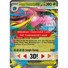Mega Venusaur ex MEP013 Promo (nadrozmerná karta 3D)