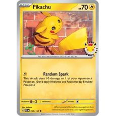 Pikachu 052/162 Cosmos Holo - Temporal Forces